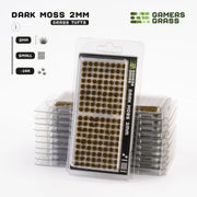 Gamers Grass Gamers Grass: 2mm Small Tufts - Dark Moss Basing Materials available at Northumbrian Tin Soldier