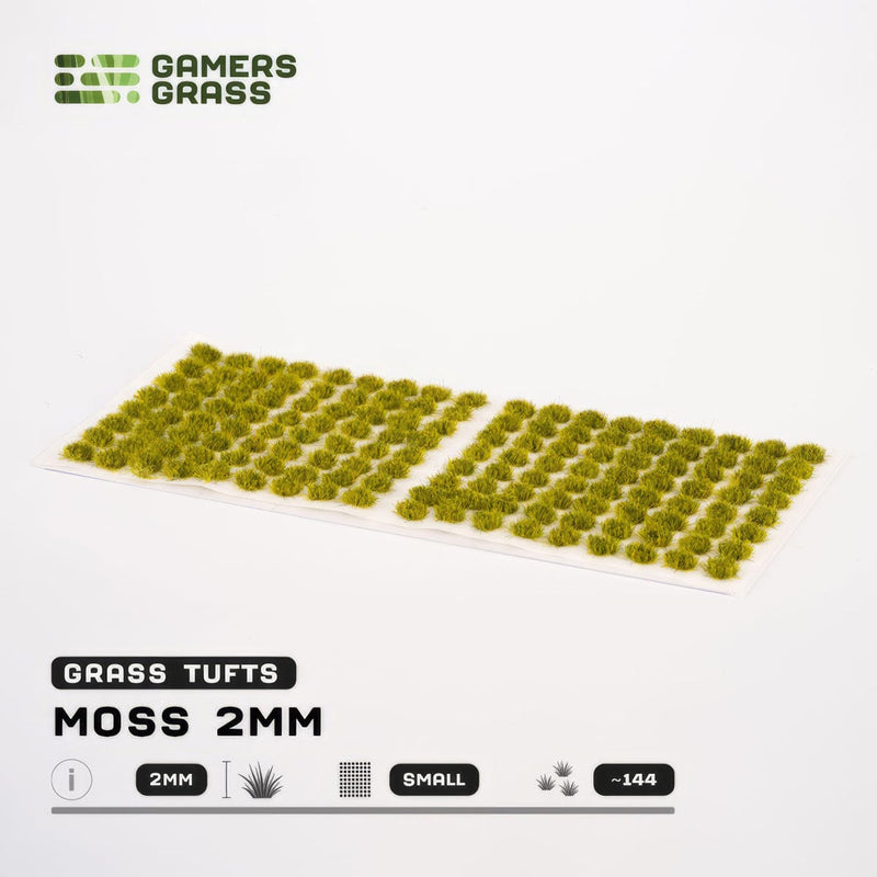 Gamers Grass Gamers Grass: 2mm Small Tufts - Moss Basing Materials available at Northumbrian Tin Soldier