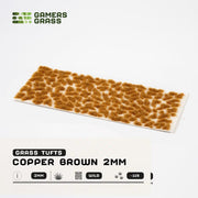 Gamers Grass Gamers Grass - 2mm Wild Tufts - Copper Brown available at Northumbrian Tin Soldier