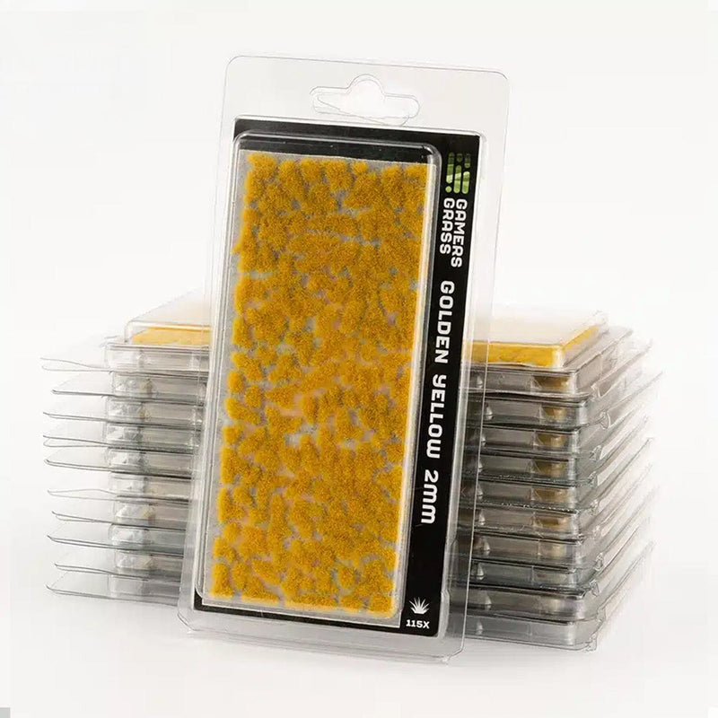 Gamers Grass Gamers Grass - 2mm Wild Tufts - Golden Yellow available at Northumbrian Tin Soldier