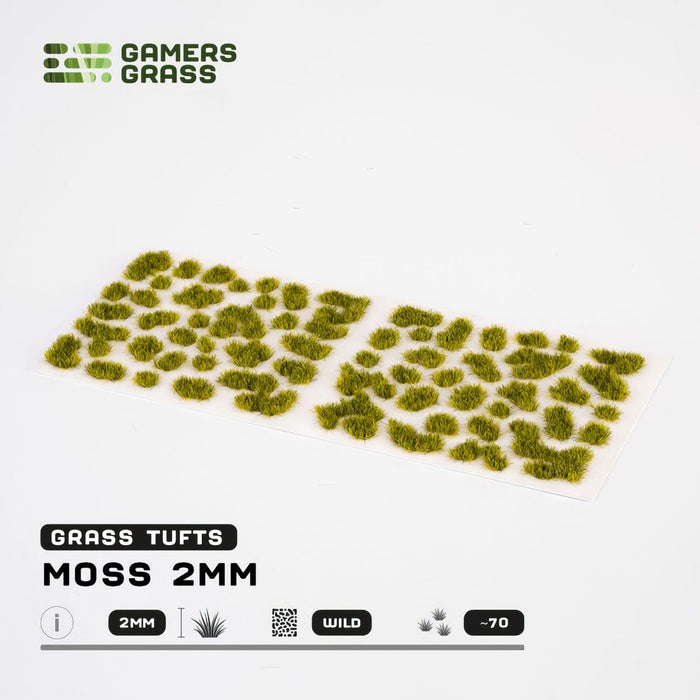 Gamers Grass Gamers Grass: 2mm Wild Tufts - Moss Basing Materials available at Northumbrian Tin Soldier