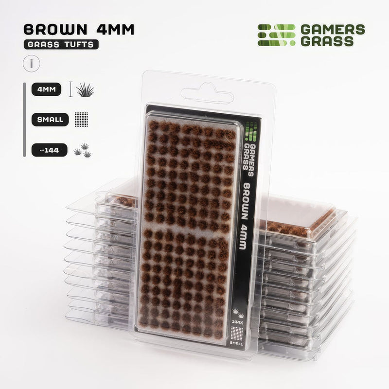 Gamers Grass Gamers Grass: 4mm Small Tufts - Brown Basing Materials available at Northumbrian Tin Soldier