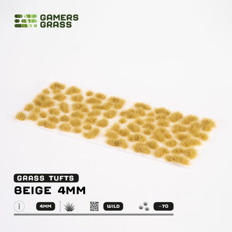 Gamers Grass Gamers Grass: 4mm Wild Tufts - Beige Basing Materials available at Northumbrian Tin Soldier
