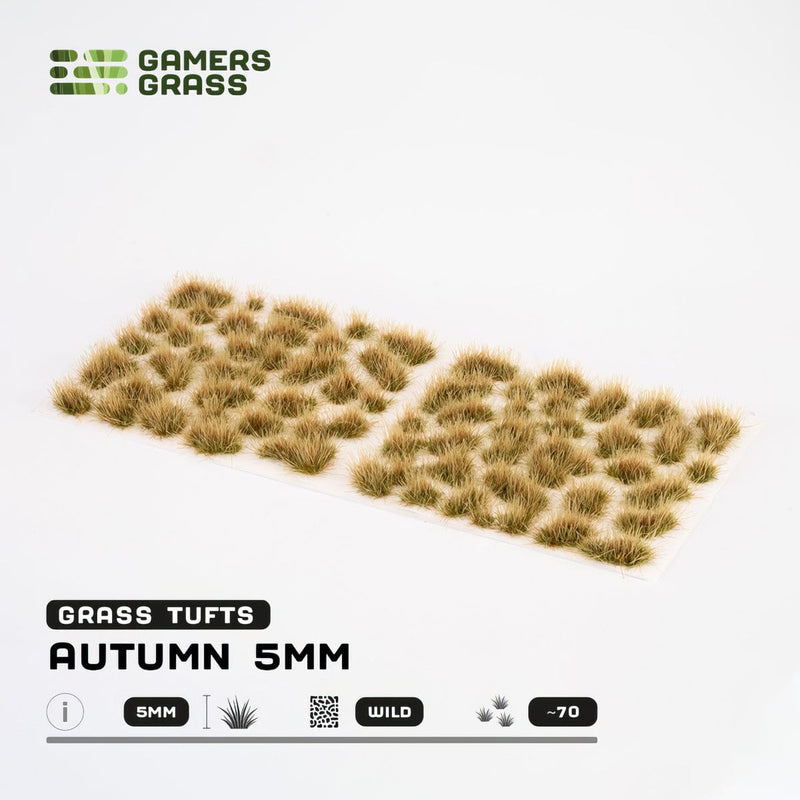 Gamers Grass Gamers Grass: 5mm Wild Tufts - Autumn Basing Materials available at Northumbrian Tin Soldier