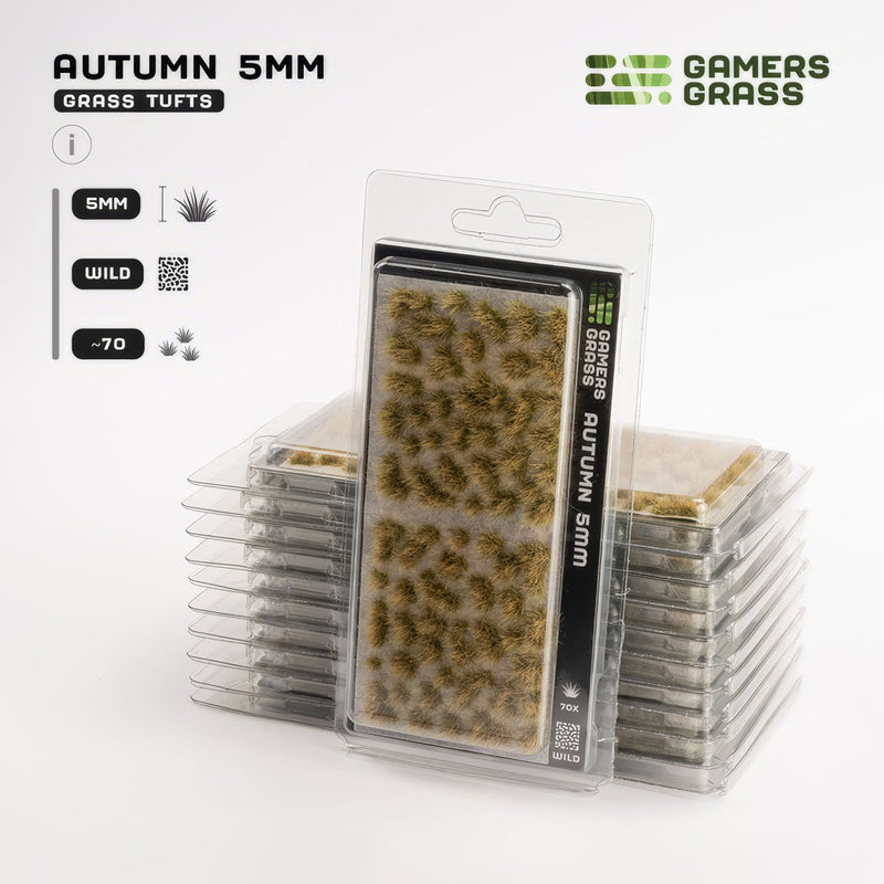 Gamers Grass Gamers Grass: 5mm Wild Tufts - Autumn Basing Materials available at Northumbrian Tin Soldier