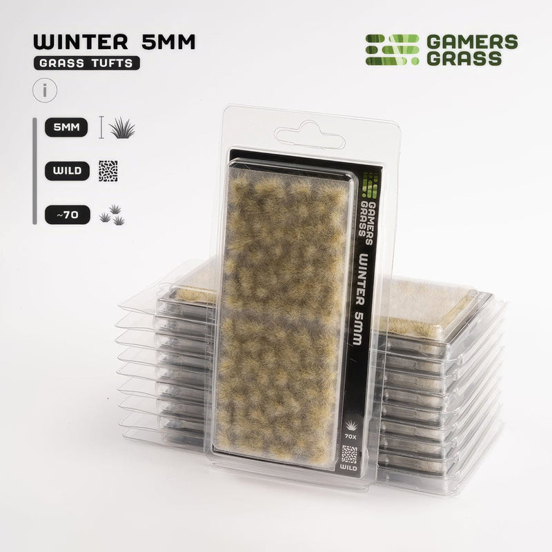 Gamers Grass Gamers Grass: 5mm Wild Tufts - Winter Basing Materials available at Northumbrian Tin Soldier