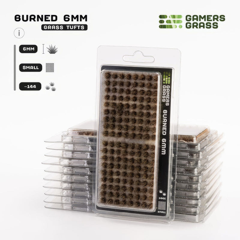 Gamers Grass Gamers Grass: 6mm Small Tufts - Burned Tufts Basing Materials available at Northumbrian Tin Soldier