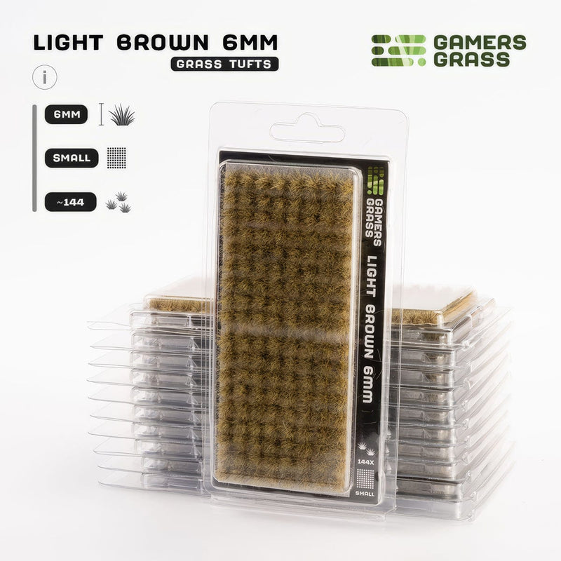 Gamers Grass Gamers Grass: 6mm Small Tufts - Light Brown Basing Materials available at Northumbrian Tin Soldier
