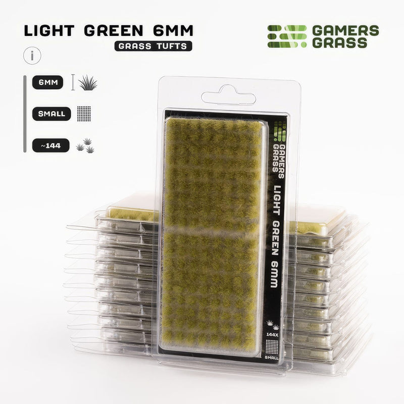 Gamers Grass Gamers Grass: 6mm Small Tufts - Light Green Basing Materials available at Northumbrian Tin Soldier