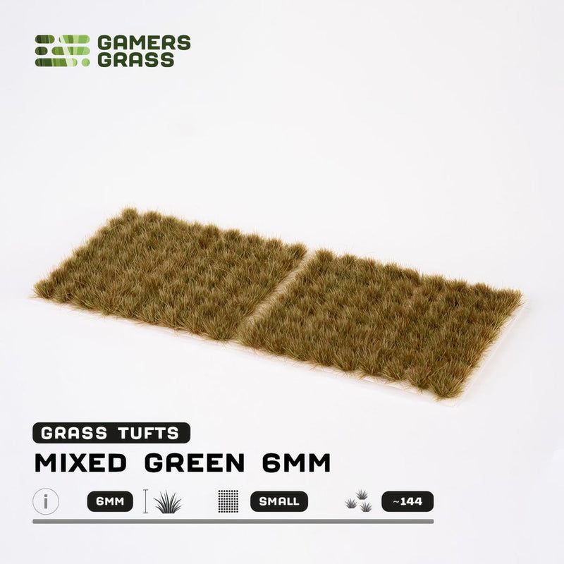 Gamers Grass Gamers Grass: 6mm Small Tufts - Mixed Green Basing Materials available at Northumbrian Tin Soldier