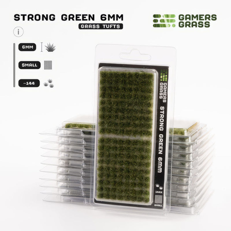 Gamers Grass Gamers Grass: 6mm Small Tufts - Strong Green Basing Materials available at Northumbrian Tin Soldier