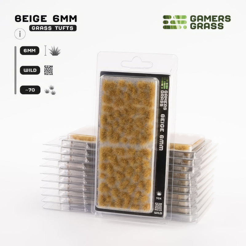 Gamers Grass Gamers Grass: 6mm Wild Tufts - Beige Basing Materials available at Northumbrian Tin Soldier