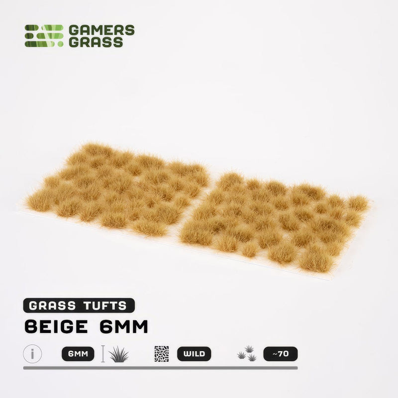 Gamers Grass Gamers Grass: 6mm Wild Tufts - Beige Basing Materials available at Northumbrian Tin Soldier