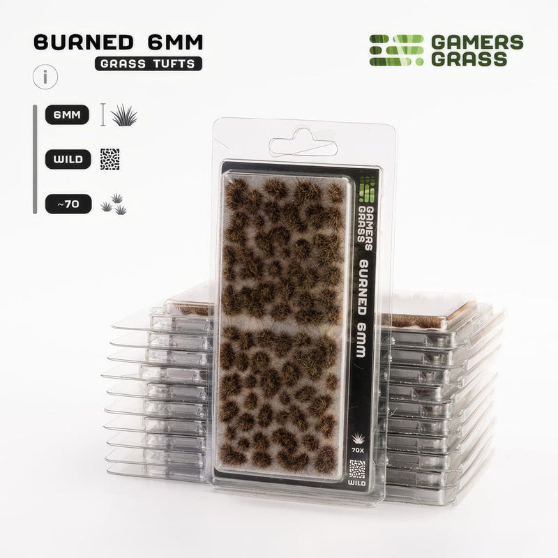 Gamers Grass Gamers Grass: 6mm Wild Tufts - Burned Tufts Basing Materials available at Northumbrian Tin Soldier