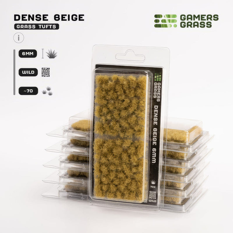 Gamers Grass Gamers Grass: 6mm Wild Tufts - Dense Beige Basing Materials available at Northumbrian Tin Soldier