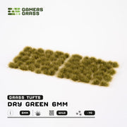 Gamers Grass Gamers Grass: 6mm Wild Tufts - Dry Green Basing Materials available at Northumbrian Tin Soldier