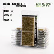 Gamers Grass Gamers Grass: 6mm Wild Tufts - Mixed Green Basing Materials available at Northumbrian Tin Soldier