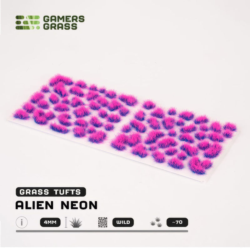Gamers Grass Gamers Grass: Alien Tufts 4mm - Alien Neon Basing Materials available at Northumbrian Tin Soldier
