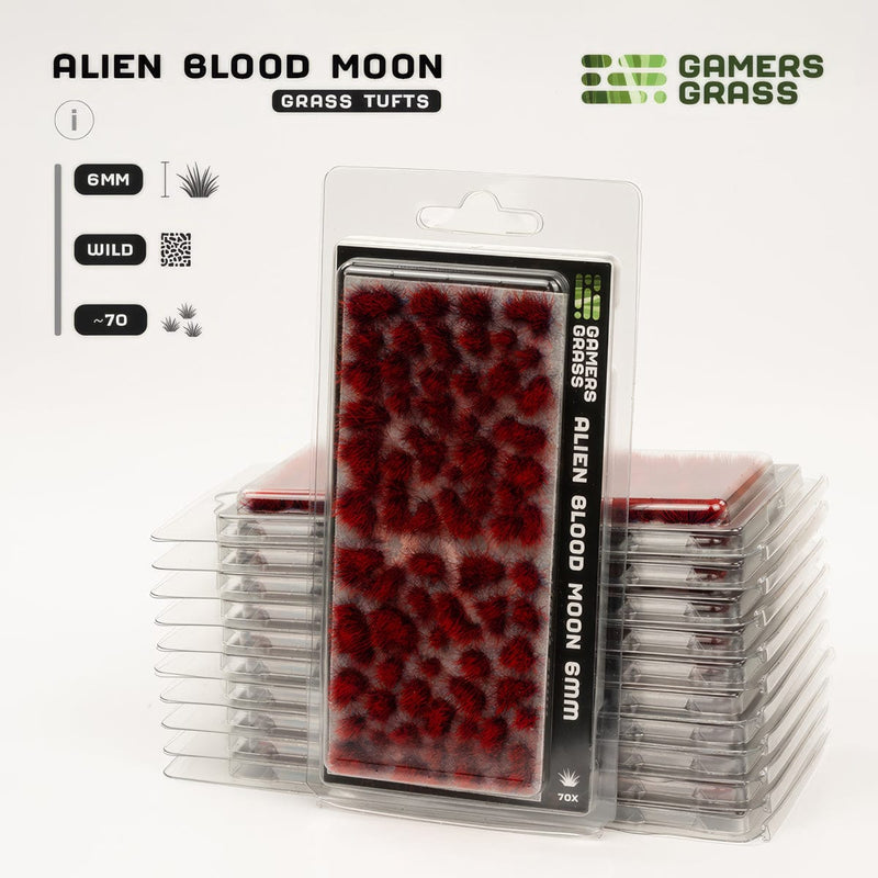 Gamers Grass Gamers Grass: Alien Tufts 6mm - Alien Blood Moon Basing Materials available at Northumbrian Tin Soldier