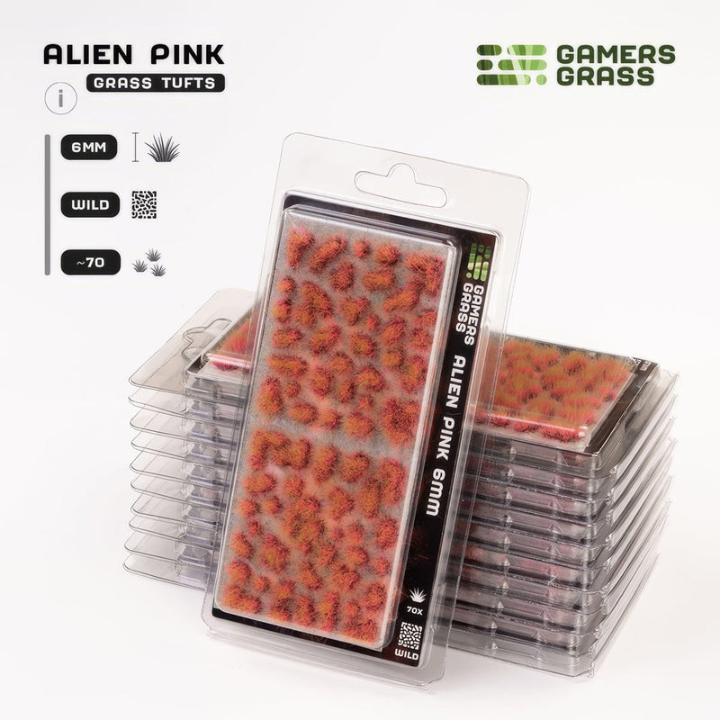 Gamers Grass Gamers Grass: Alien Tufts 6mm - Alien Pink Basing Materials available at Northumbrian Tin Soldier