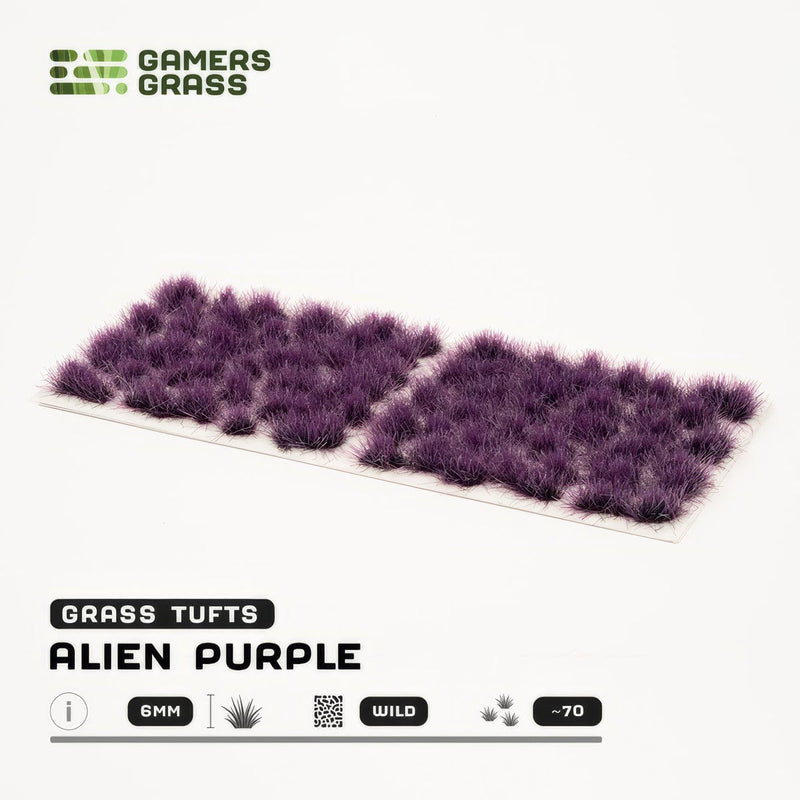Gamers Grass Gamers Grass: Alien Tufts 6mm - Alien Purple Basing Materials available at Northumbrian Tin Soldier