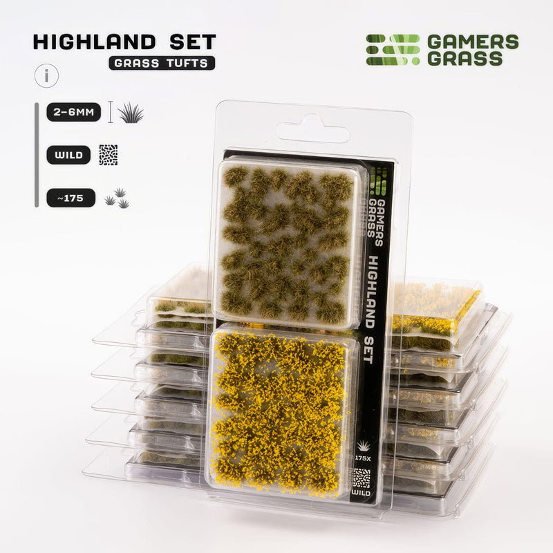 Gamers Grass Gamers Grass: Highland Tuft Set Basing Materials available at Northumbrian Tin Soldier