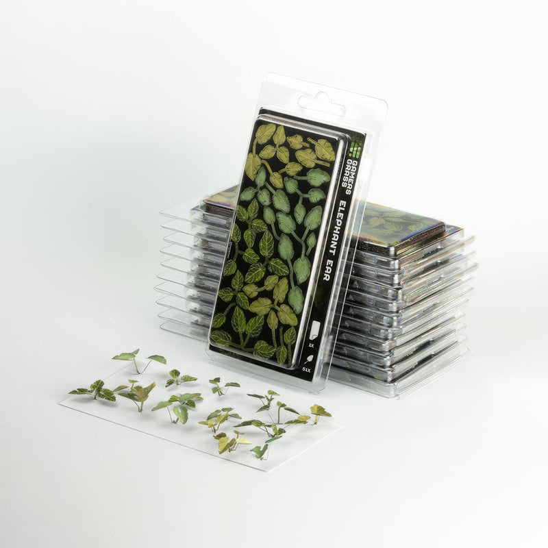 Gamers Grass Gamers Grass: Laser Plants - Elephant Ear Basing Materials available at Northumbrian Tin Soldier