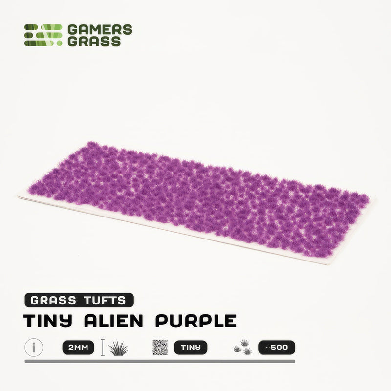 Gamers Grass Gamers Grass: Tiny Tufts Alien Purple Basing Materials available at Northumbrian Tin Soldier