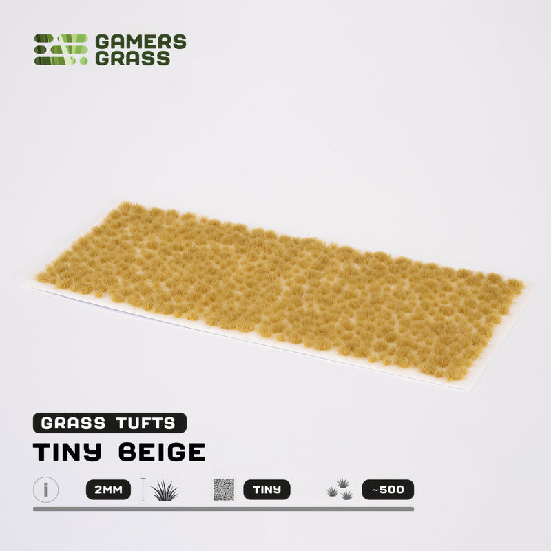 Gamers Grass Gamers Grass: Tiny Tufts Beige Basing Materials available at Northumbrian Tin Soldier