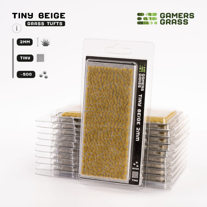 Gamers Grass Gamers Grass: Tiny Tufts Beige Basing Materials available at Northumbrian Tin Soldier