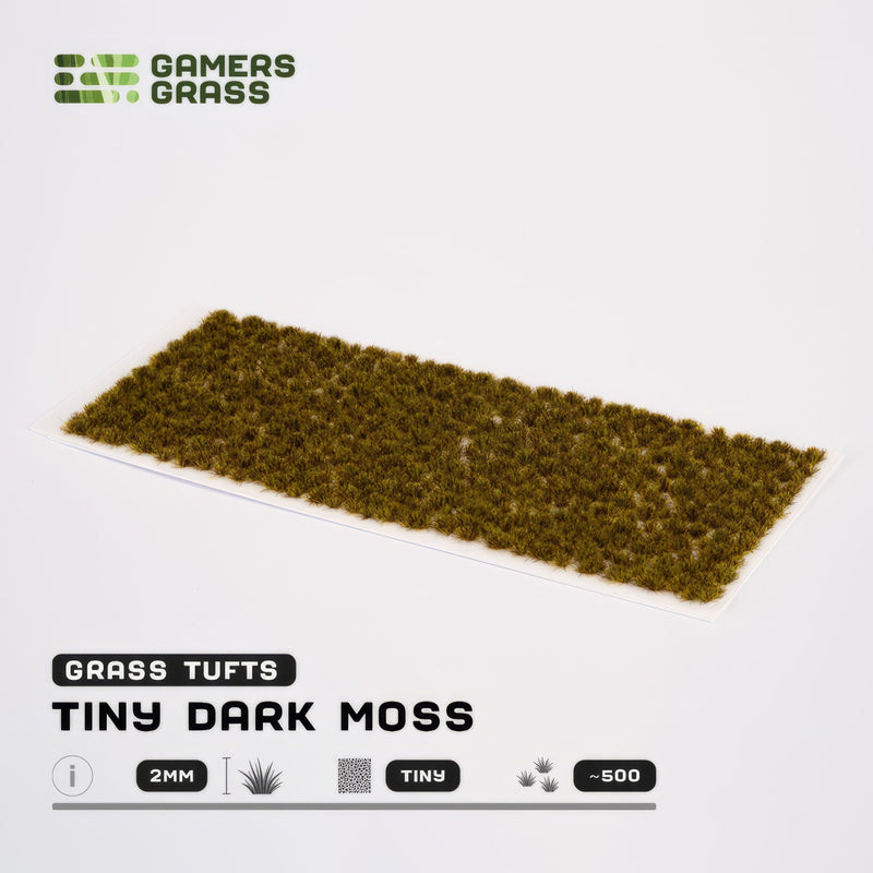 Gamers Grass Gamers Grass: Tiny Tufts Dark Moss Basing Materials available at Northumbrian Tin Soldier