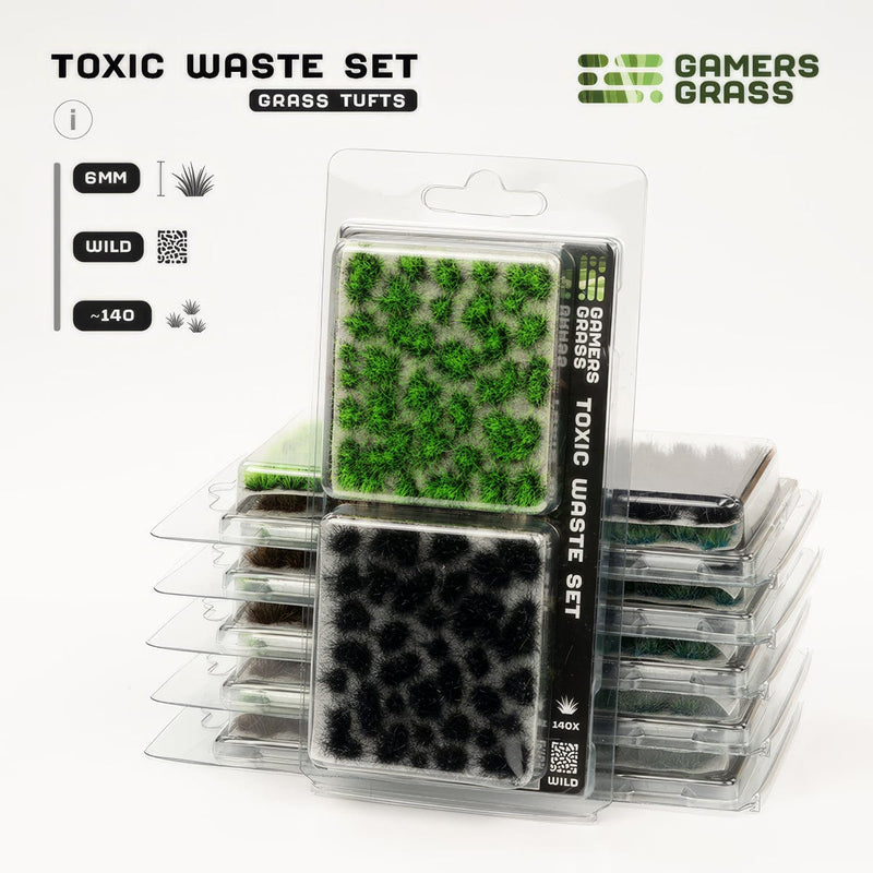 Gamers Grass Gamers Grass: Toxic Waste Set Basing Materials available at Northumbrian Tin Soldier