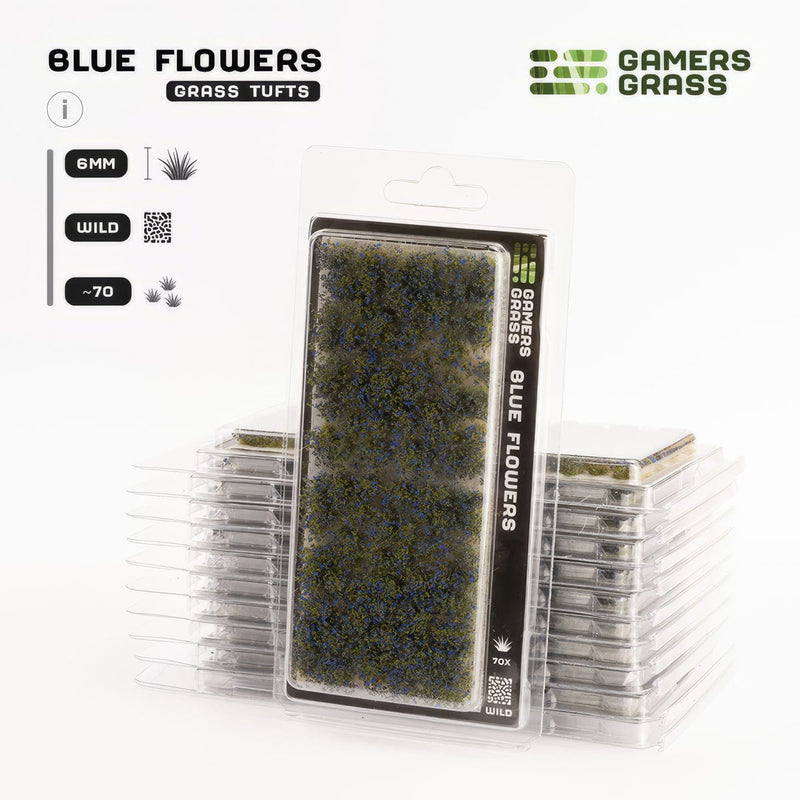 Gamers Grass Gamers Grass: Wild Flowers - Blue Flowers Basing Materials available at Northumbrian Tin Soldier