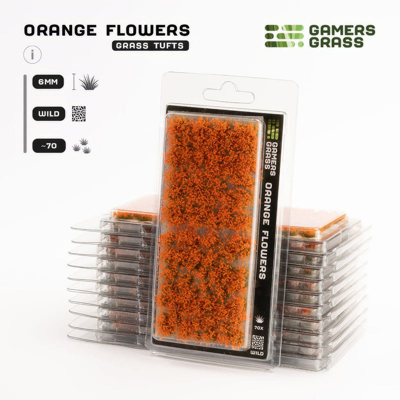 Gamers Grass Gamers Grass: Wild Flowers - Orange Flowers Basing Materials available at Northumbrian Tin Soldier