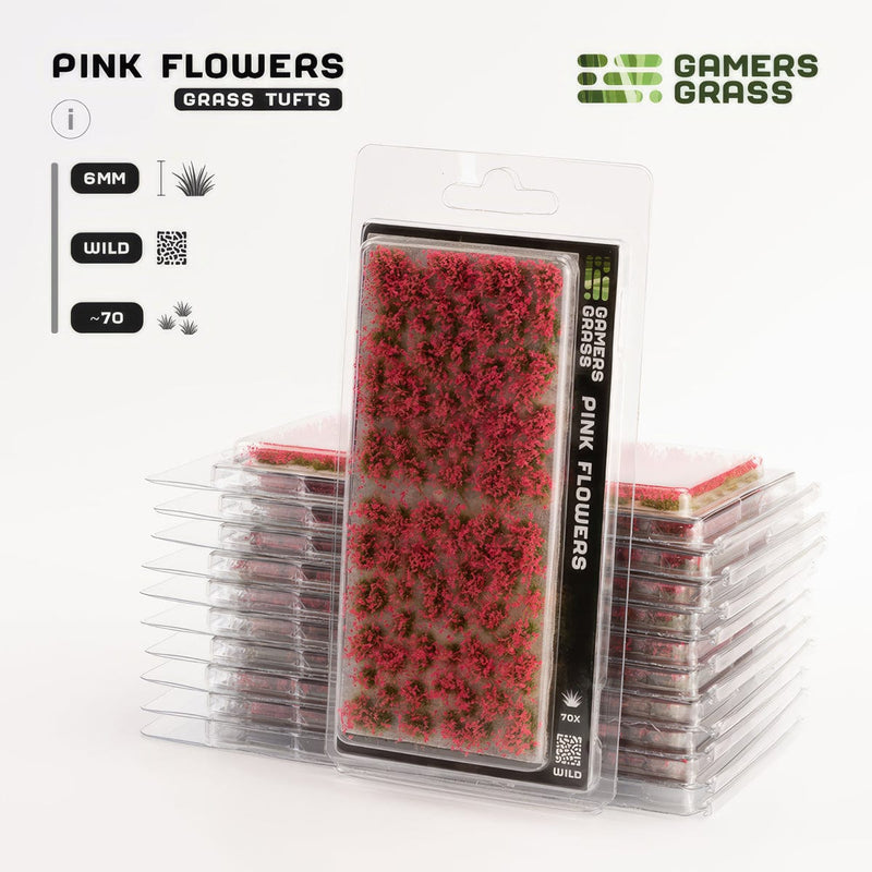 Gamers Grass Gamers Grass: Wild Flowers - Pink Flowers Basing Materials available at Northumbrian Tin Soldier