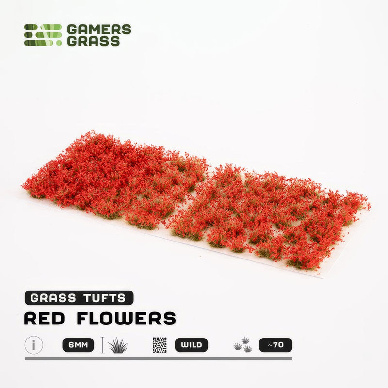 Gamers Grass Gamers Grass: Wild Flowers - Red Flowers Basing Materials available at Northumbrian Tin Soldier