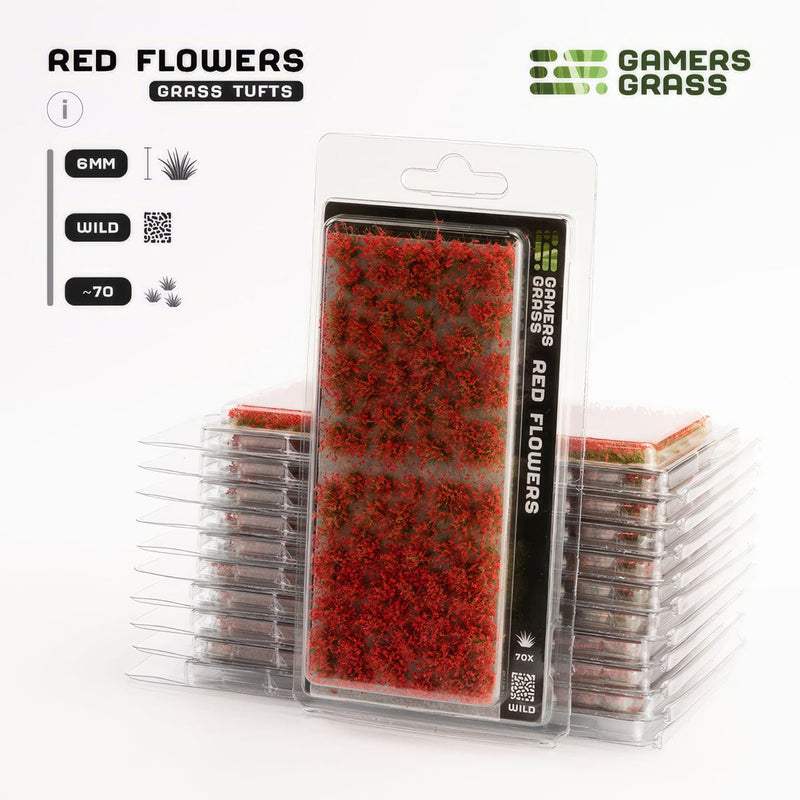 Gamers Grass Gamers Grass: Wild Flowers - Red Flowers Basing Materials available at Northumbrian Tin Soldier
