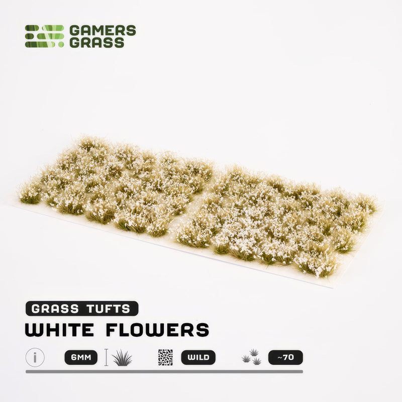 Gamers Grass Gamers Grass: Wild Flowers - White Flowers Basing Materials available at Northumbrian Tin Soldier