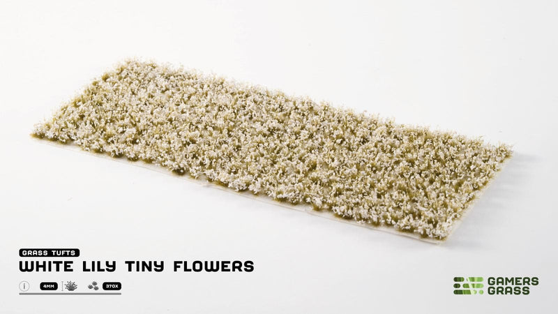 Gamers Grass Gamers Grass - Wild Flowers - White Lily Tiny Flowers available at Northumbrian Tin Soldier
