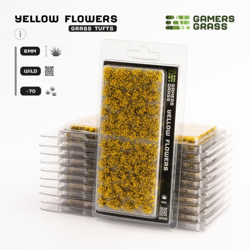 Gamers Grass Gamers Grass: Wild Flowers - Yellow Flowers Basing Materials available at Northumbrian Tin Soldier