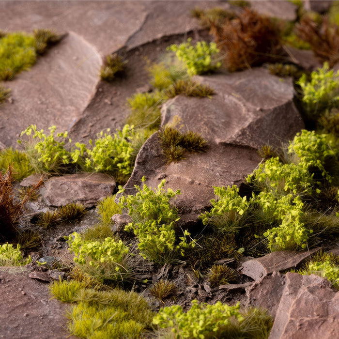 Gamers Grass Gamers Grass: Wild Shrubs - Green Shrubs Basing Materials available at Northumbrian Tin Soldier