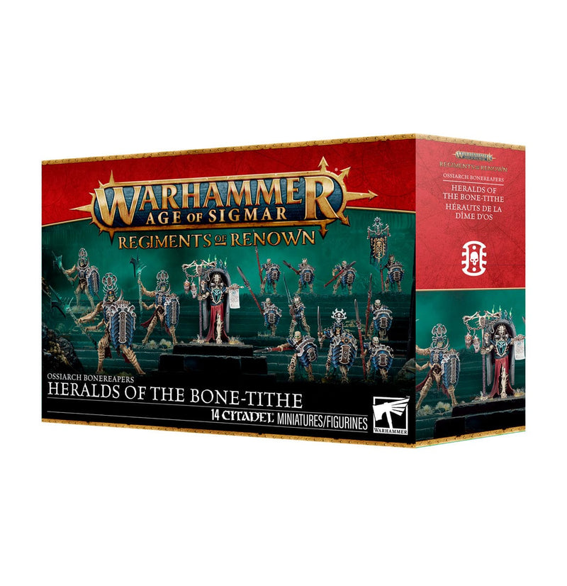 Games Workshop Age Of Sigmar: Ossiarch Bonereapers - Heralds of the Bone-Tithe available at Northumbrian Tin Soldier