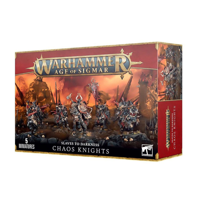 Games Workshop Age Of Sigmar:  Slaves To Darkness - Chaos Knights available at Northumbrian Tin Soldier