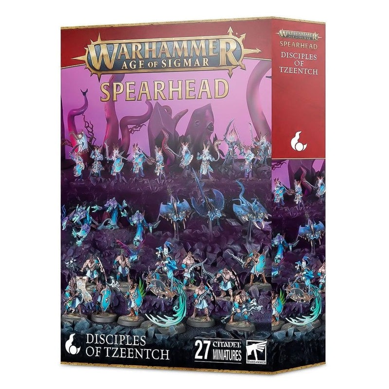 Games Workshop Age Of Sigmar: Spearhead - Disciples Of Tzeentch available at Northumbrian Tin Soldier