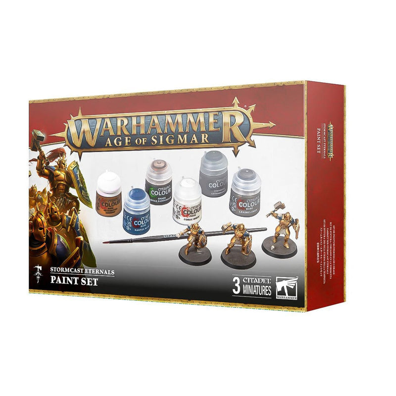 Games Workshop Age Of Sigmar:  Stormcast Eternals Paints Set available at Northumbrian Tin Soldier