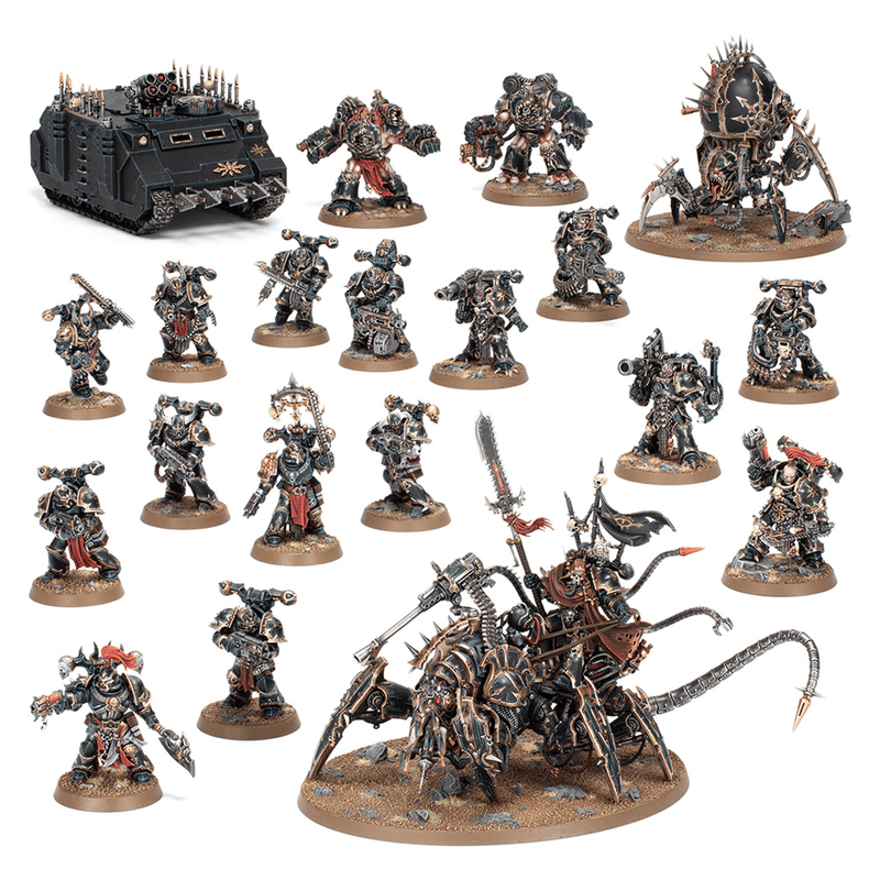 Games Workshop Battleforce: Chaos Space Marines: Hellforged Warband available at Northumbrian Tin Soldier