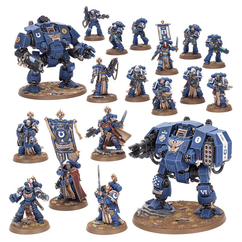 Games Workshop Battleforce: Space Marines: Iron Halo Strike Force available at Northumbrian Tin Soldier
