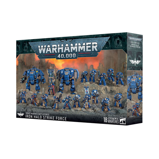 Games Workshop Battleforce: Space Marines: Iron Halo Strike Force available at Northumbrian Tin Soldier
