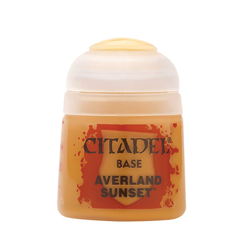 Games Workshop Citadel Colour Base: Averland Sunset available at Northumbrian Tin Soldier