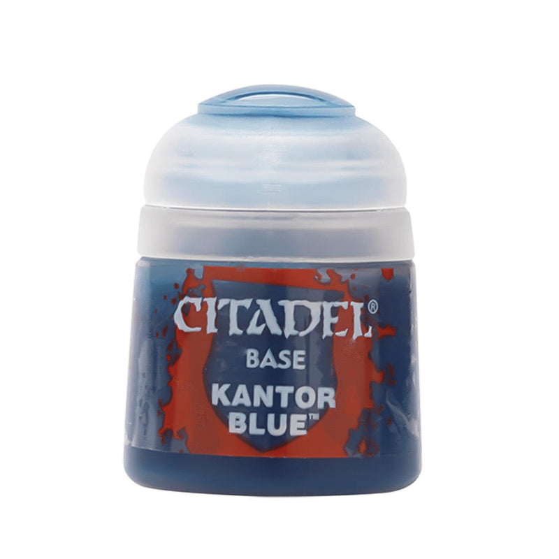 Games Workshop Citadel Colour Base: Kantor Blue available at Northumbrian Tin Soldier